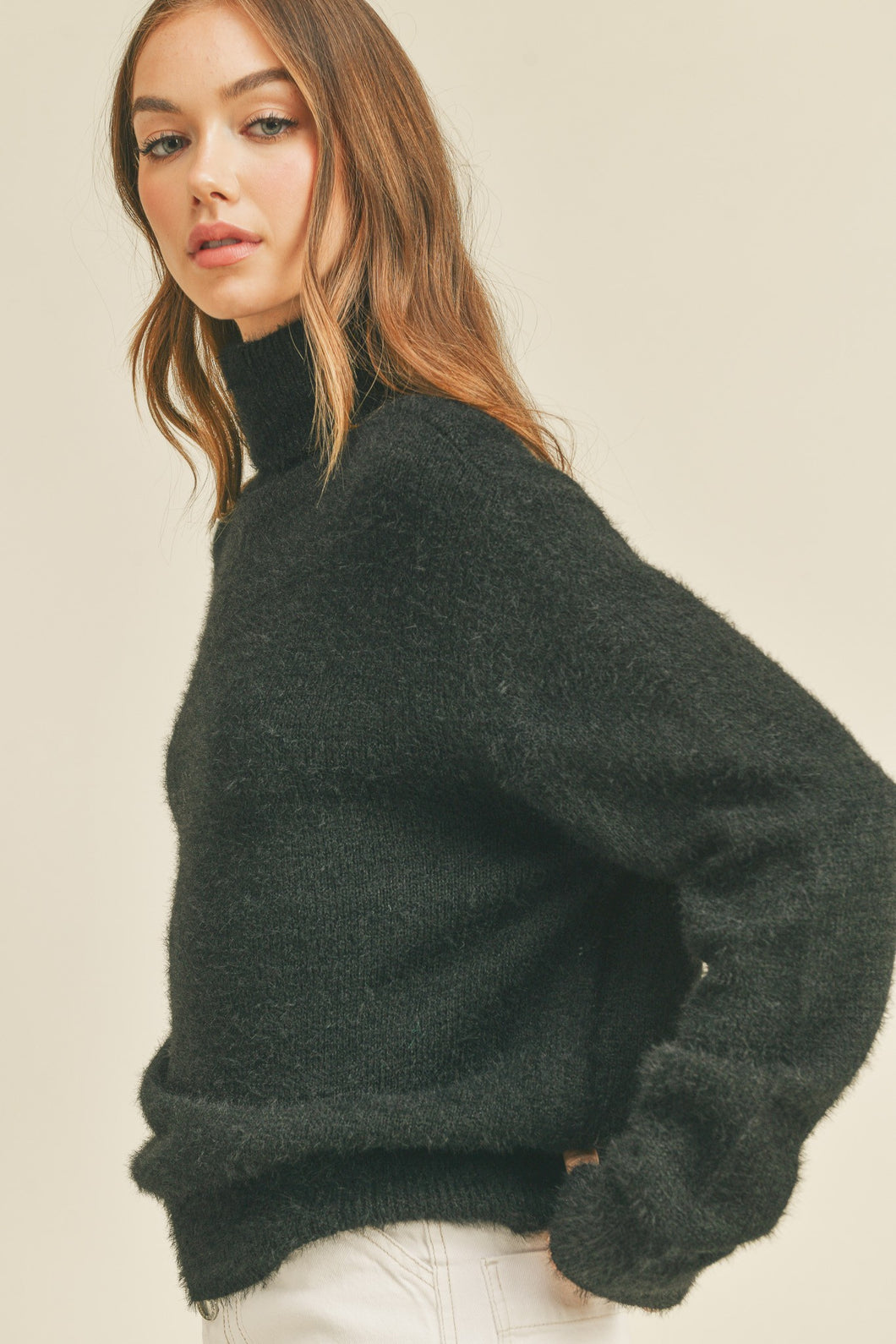 Kristy Long Sleeve Turtleneck Sweater