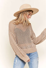 Load image into Gallery viewer, Lindsey Pullover Crochet Top
