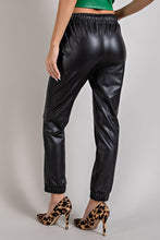 Load image into Gallery viewer, Farrah Faux Leather Joggers
